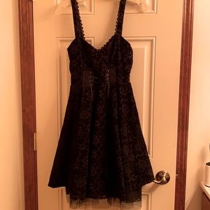 Tim Burton’s NBC Flocked Dress